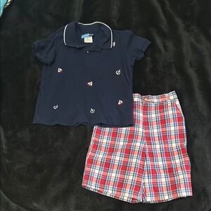 Good Lad Navy and Red Kids Matching Set